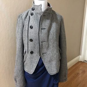 TULLE by ANTHROPOLOGIE Women Coat wool blend sz M